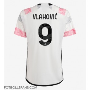 Juventus Dusan Vlahovic #9 Replika Bortatröja 2023-24 Kortärmad